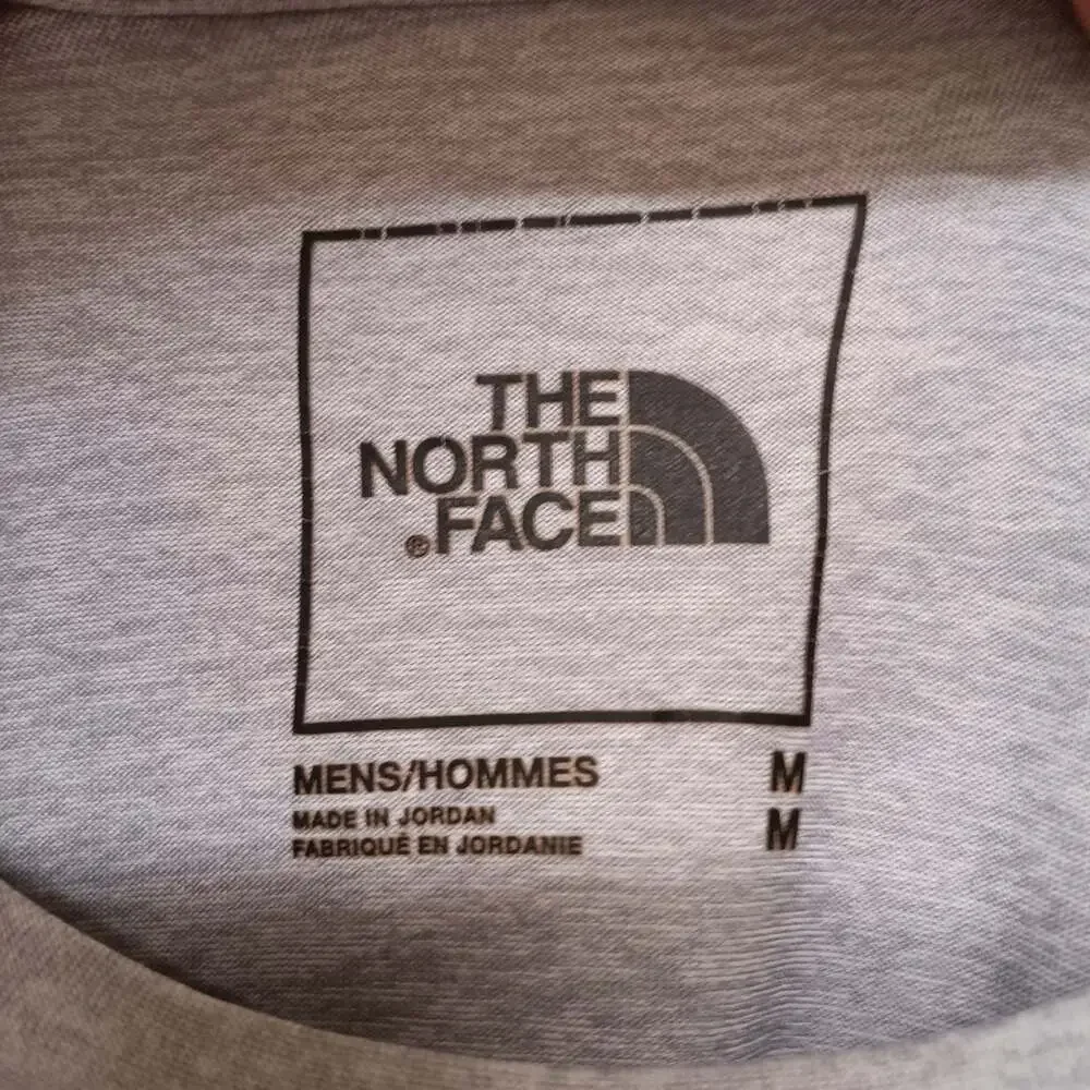 The North Face Men's Heather Gray Raglan Active Short Sleeve T-Shirt Size M